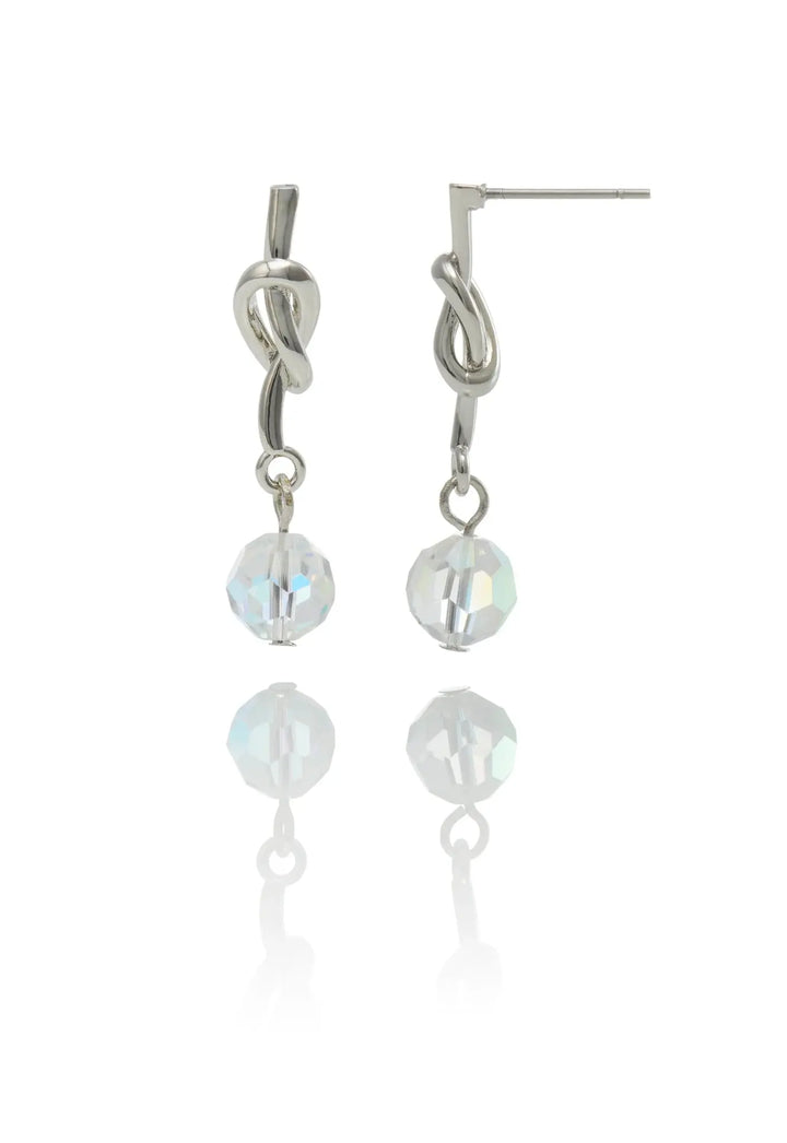 Hlín Reykdal Knot Earrings Silver