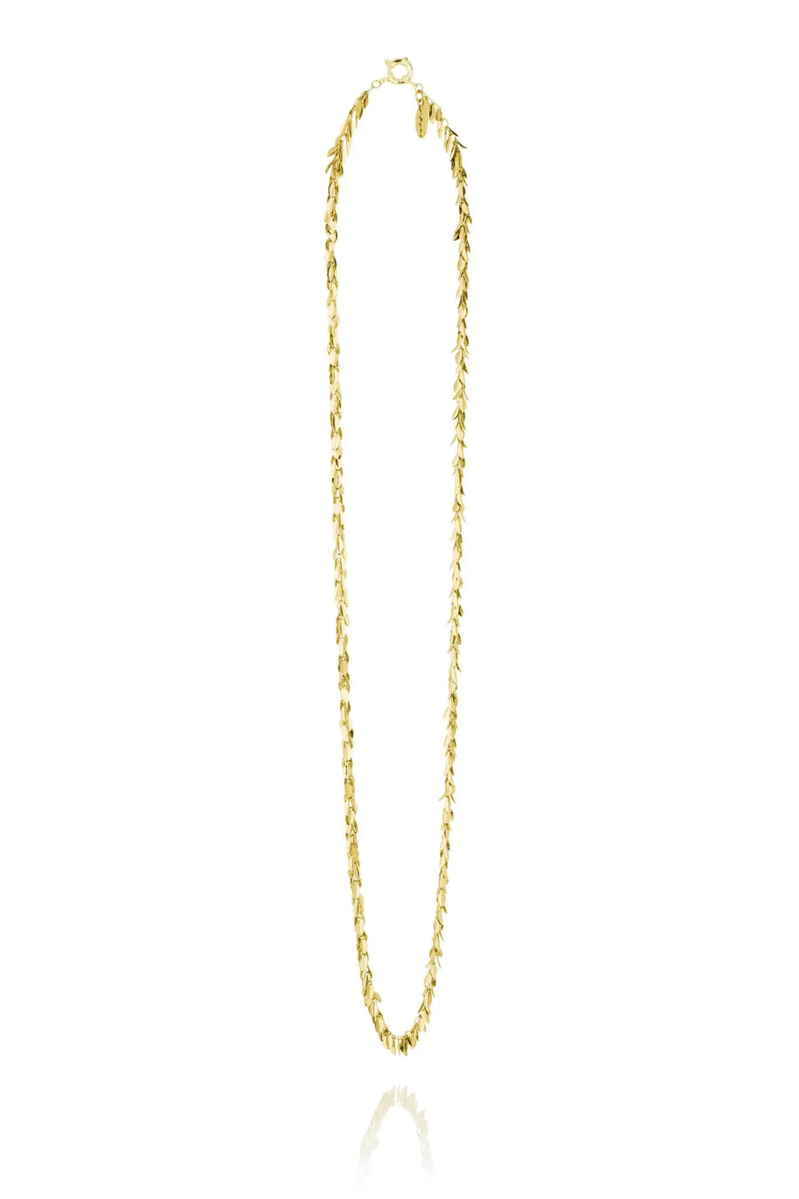 Hlín Reykdal Golden Leaf Necklace Hlín Reykdal