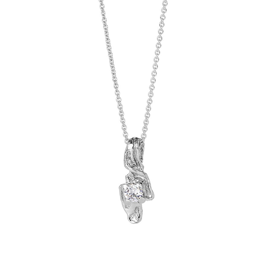 Sign Fire and Ice Drangajökull Sterling Silver Necklace