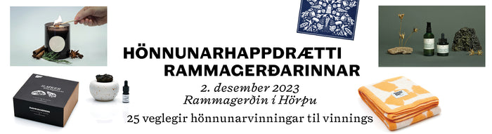 Hönnunarhappdrætti 2. desember 2023