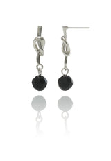 Hlín Reykdal Knot Earrings Silver Hlín Reykdal