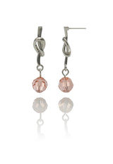 Hlín Reykdal Knot Earrings Silver Hlín Reykdal