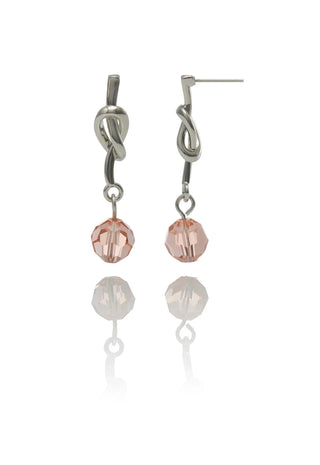 Hlín Reykdal Knot Earrings Silver Hlín Reykdal