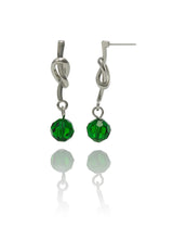 Hlín Reykdal Knot Earrings Silver Hlín Reykdal