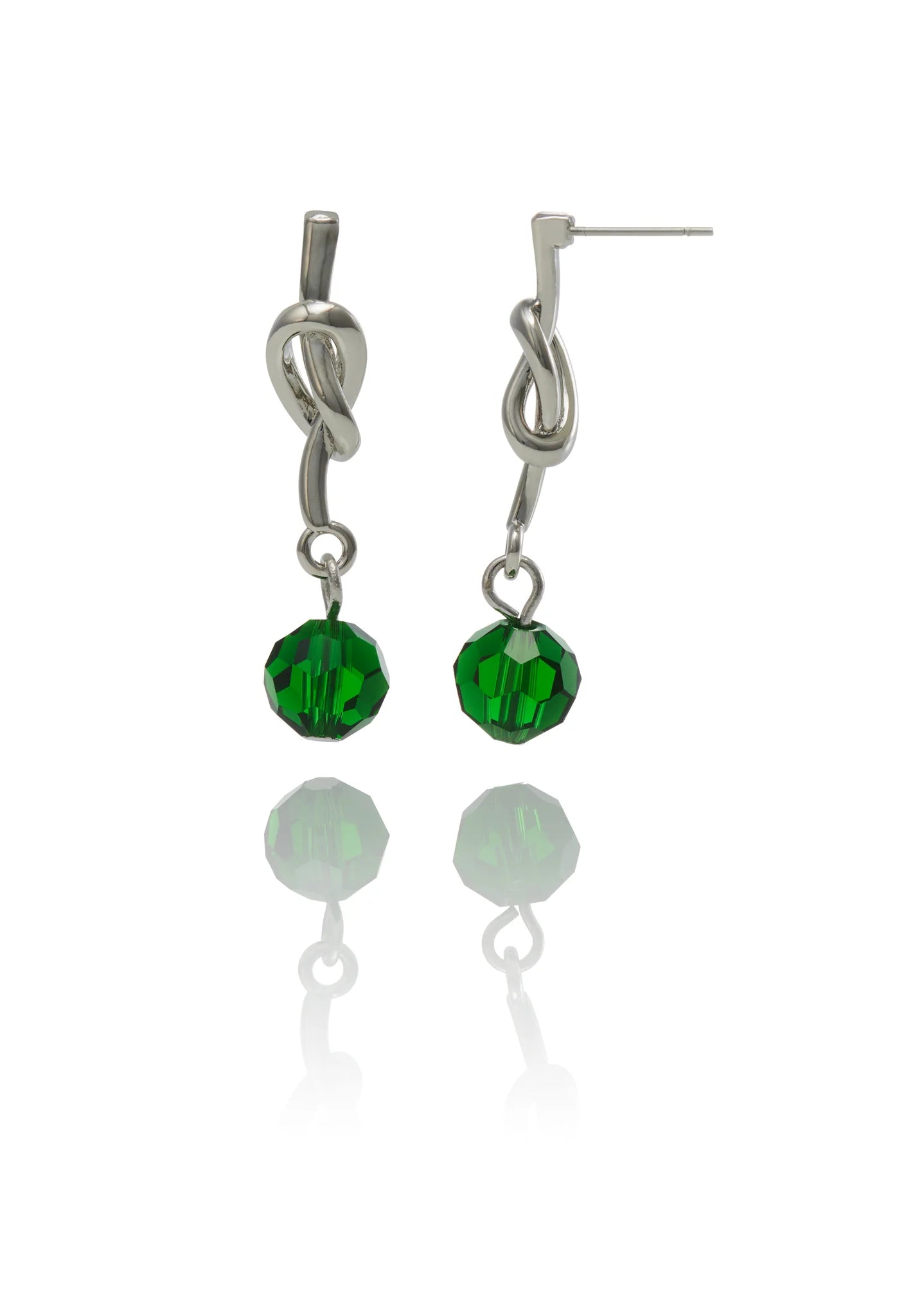 Hlín Reykdal Knot Earrings Silver