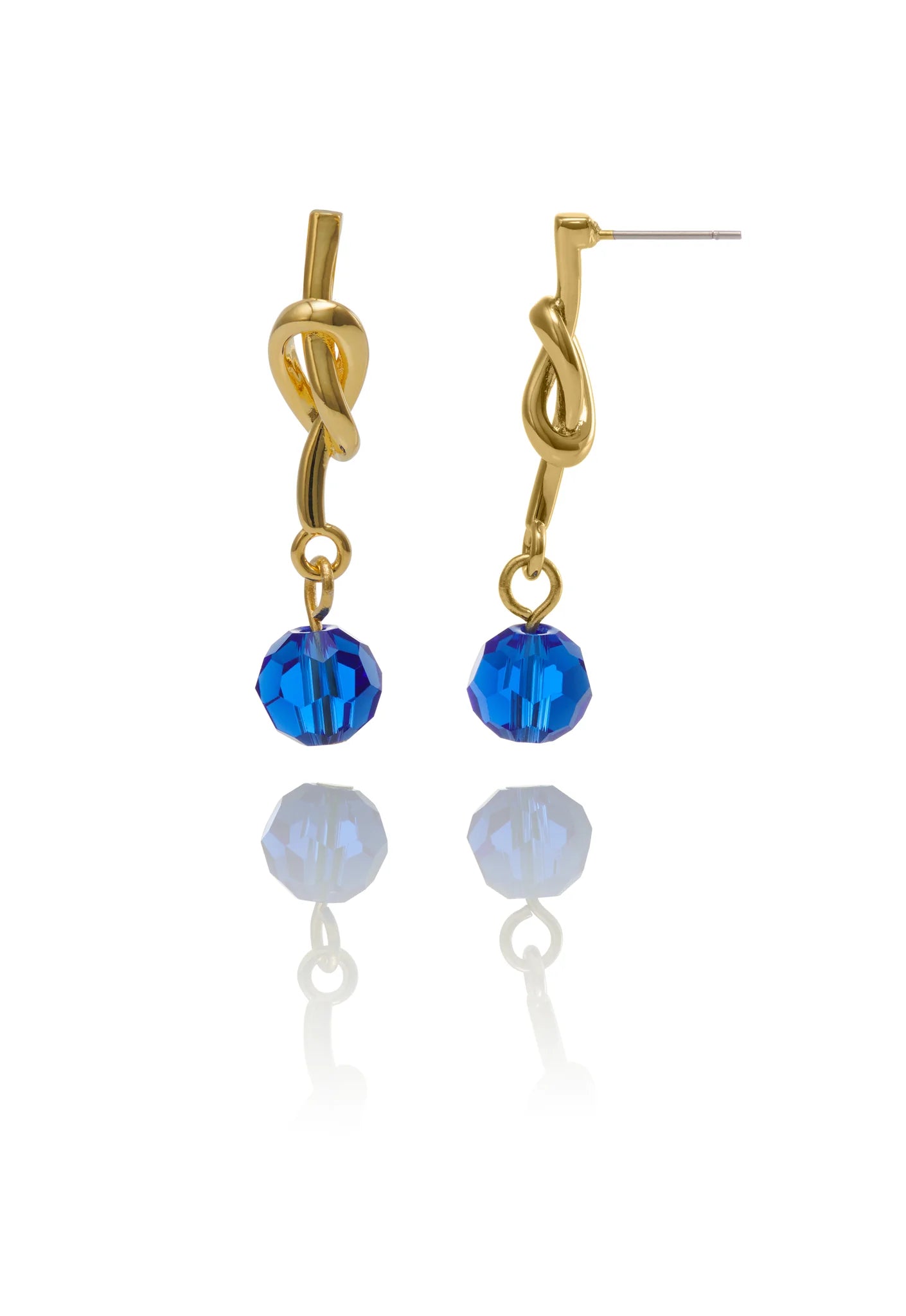 Hlín Reykdal Knot Earrings Gold