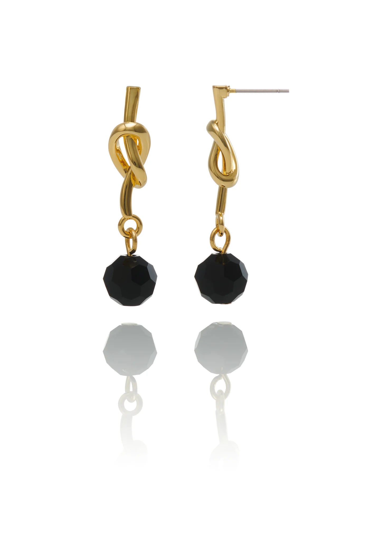 Hlín Reykdal Knot Earrings Gold