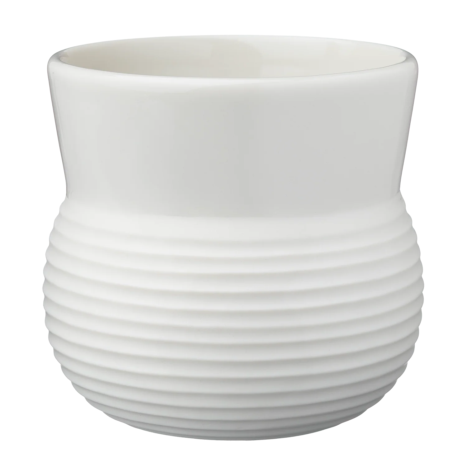 Inga Elín Minimalistic White Coffee Cup