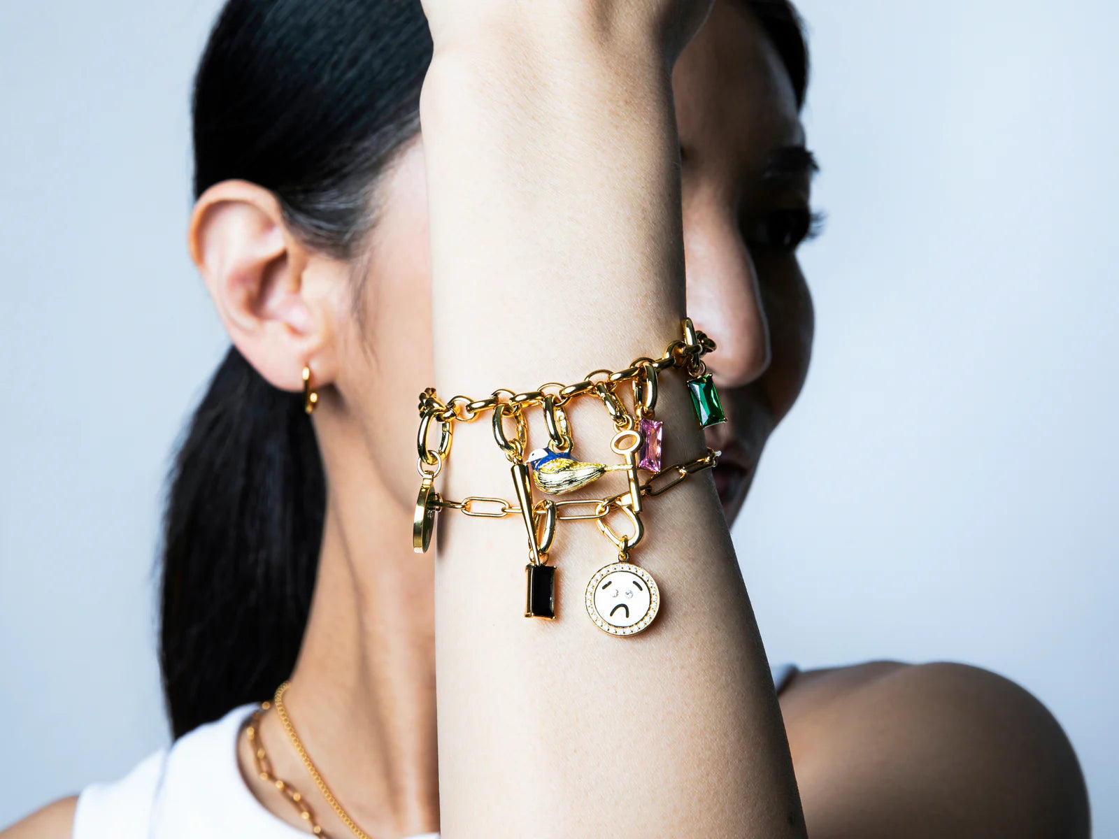 Hlín Reykdal Midnight Glow Charm Gold