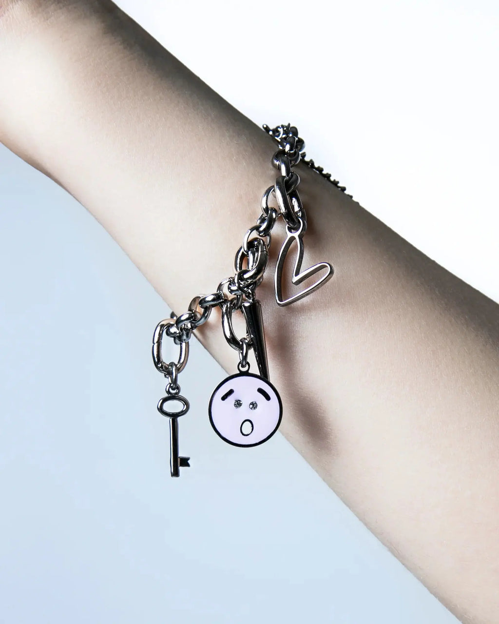 Hlín Reykdal Heart Charm Silver — Rammagerðin