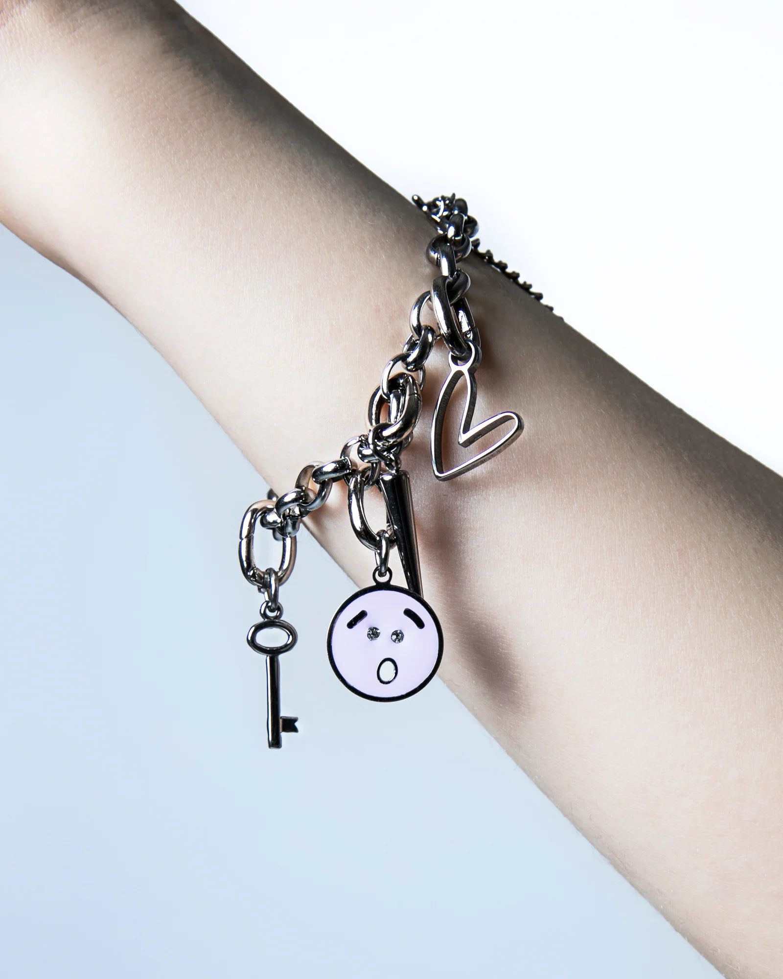 Hlín Reykdal Key Charm Silver