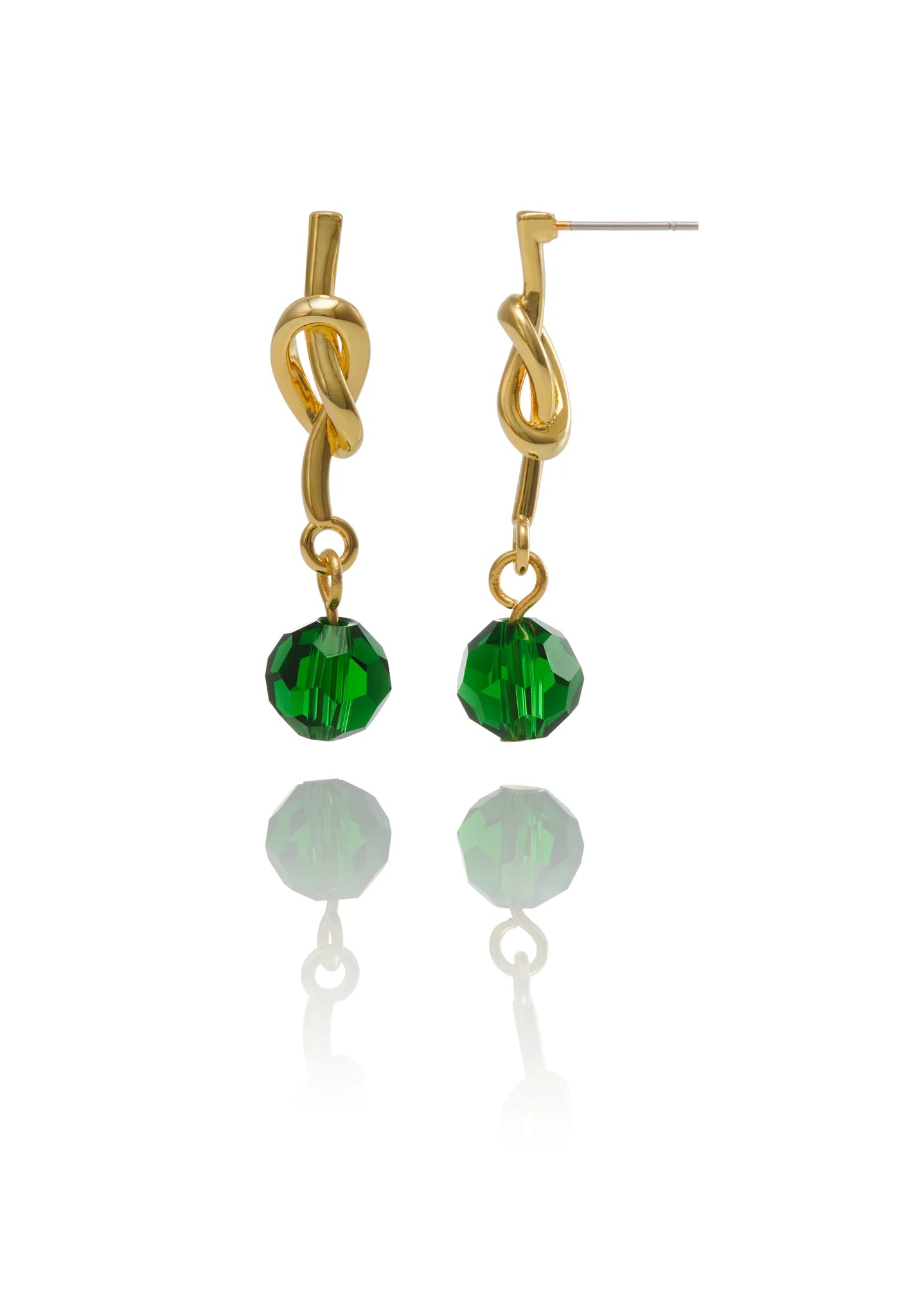 Hlín Reykdal Knot Earrings Gold