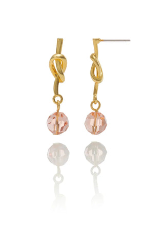 Hlín Reykdal Knot Earrings Gold Hlín Reykdal