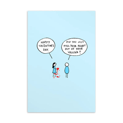 Dagsson Be my Valentine Postcard