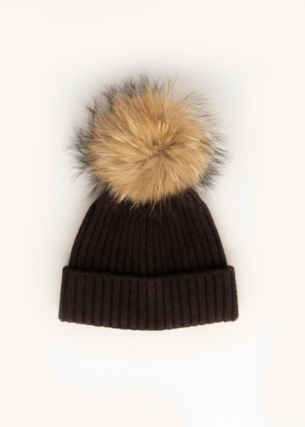 Feldur Prjónuð húfa með pompom DALUR