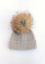 Feldur Knitted hat with pompom DALUR Feldur