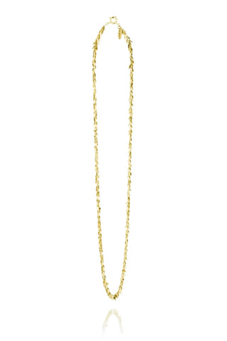 Hlín Reykdal Golden Leaf Necklace Hlín Reykdal