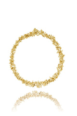 Hlín Reykdal Golden Leaf Necklace Hlín Reykdal