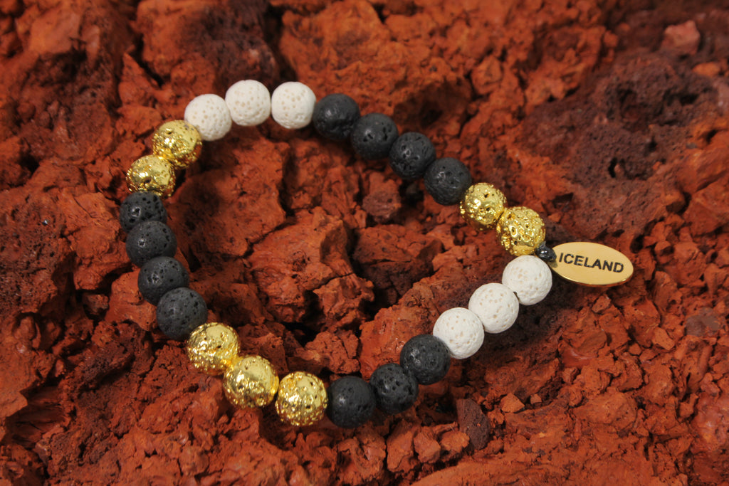 White Lava Bracelet Glow