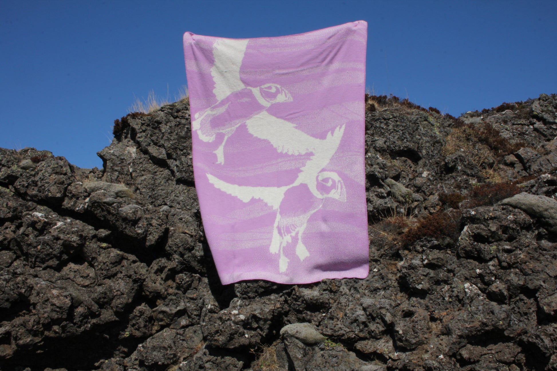 Varma Puffin Double Sided Blanket