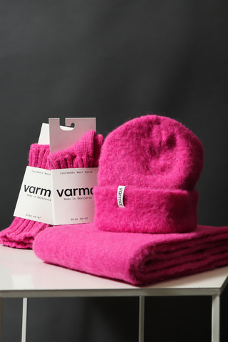 Varma Brushed Scarf Pink October Edition