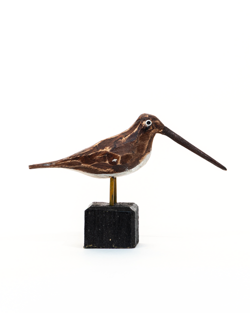 Jón Ólafsson Handcarved Common Snipe