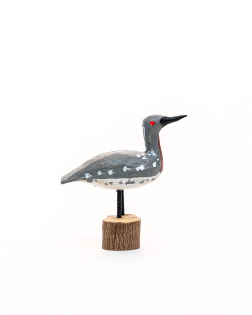 Jón Ólafsson Handcarved Red-Throated Loon