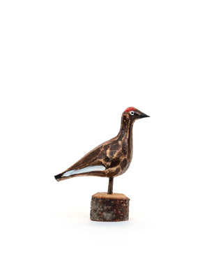 Jón Ólafsson Handcarved Brown Rock Ptarmigan Jón Ólafsson