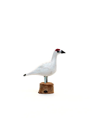 Jón Ólafsson Handcarved White Rock Ptarmigan Jón Ólafsson