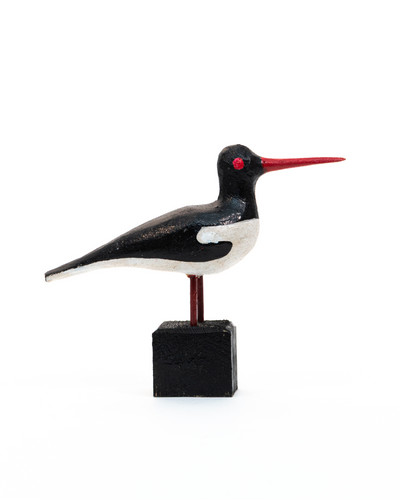 Jón Ólafsson Handcarved Eurasian Oystercatcher
