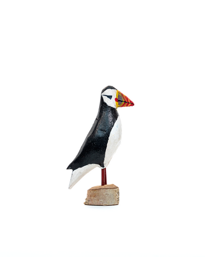 Jón Ólafsson Handcarved Puffin