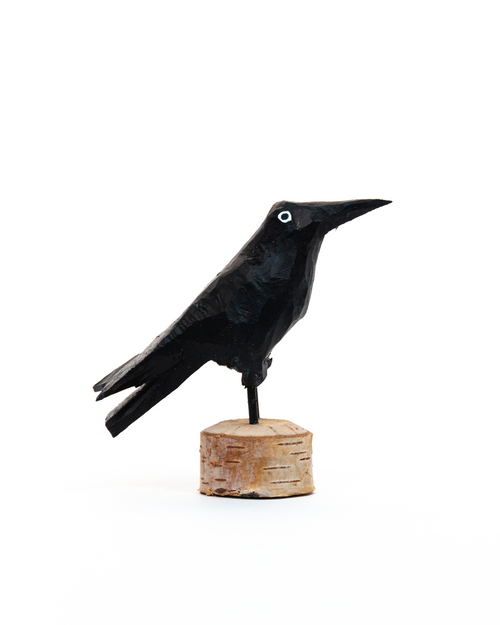Jón Ólafsson Handcarved Raven