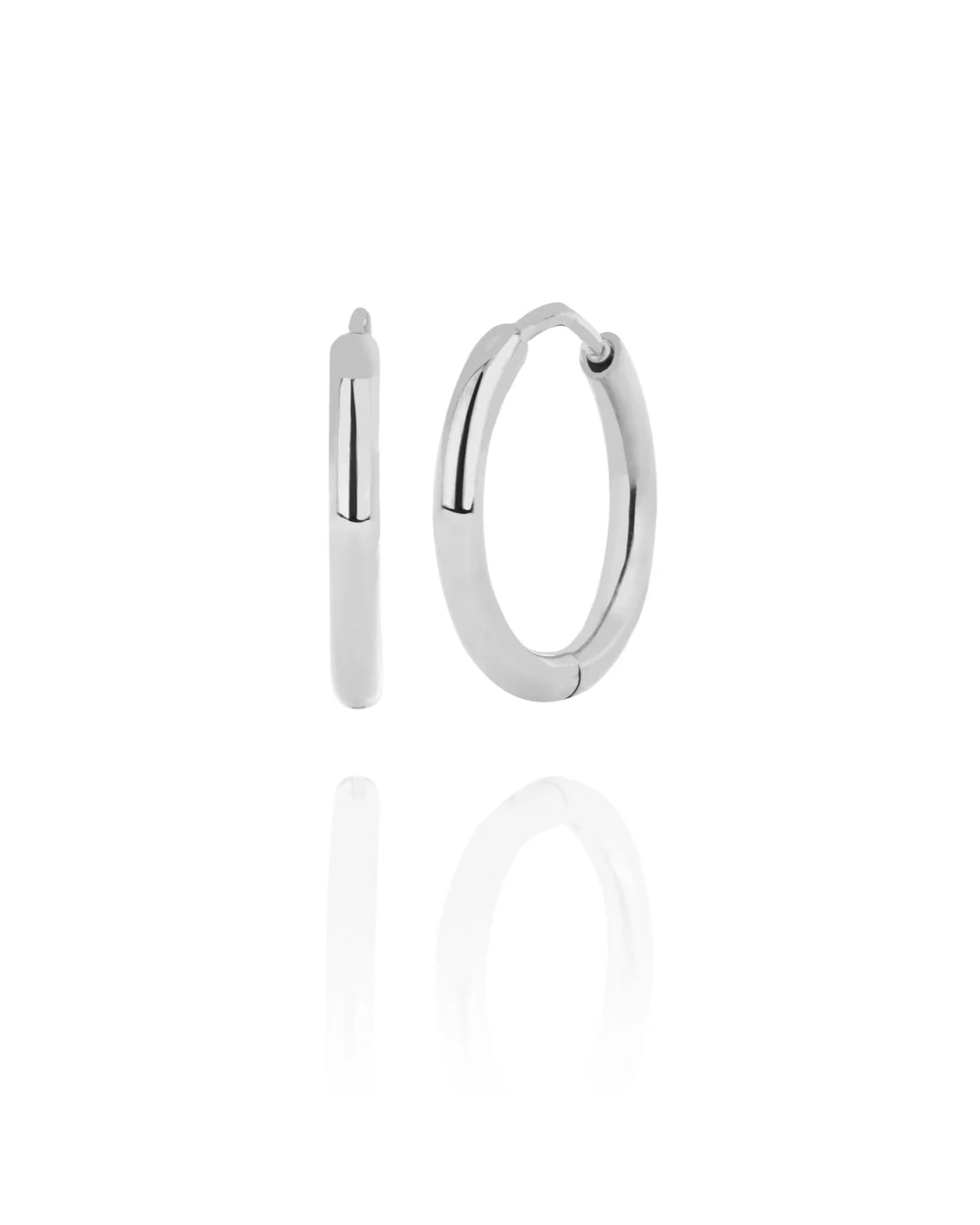 Hlín Reykdal Charm Hoops Silver