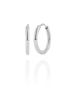 Hlín Reykdal Charm Hoops Silver Hlín Reykdal