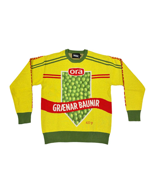 Umbúðir Grænar Baunir Knitted Sweater Dagsson