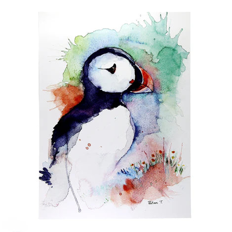 Puffin Summer Poster