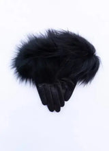 Leather Gloves with Fox Fur Trimmings | Rammagerðin