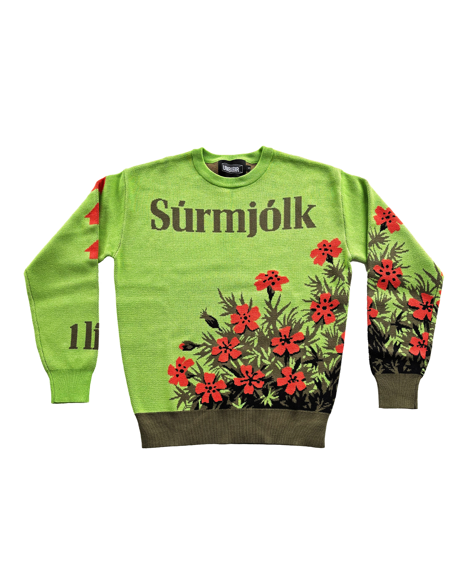 Umbúðir Súrmjólk Knitted Sweater