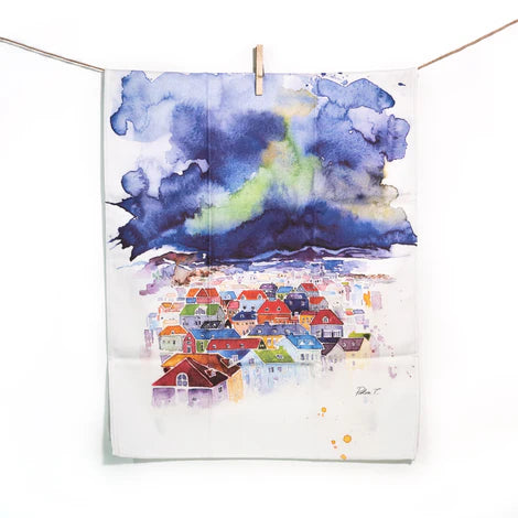 Dances in the Darkness Tea Towel