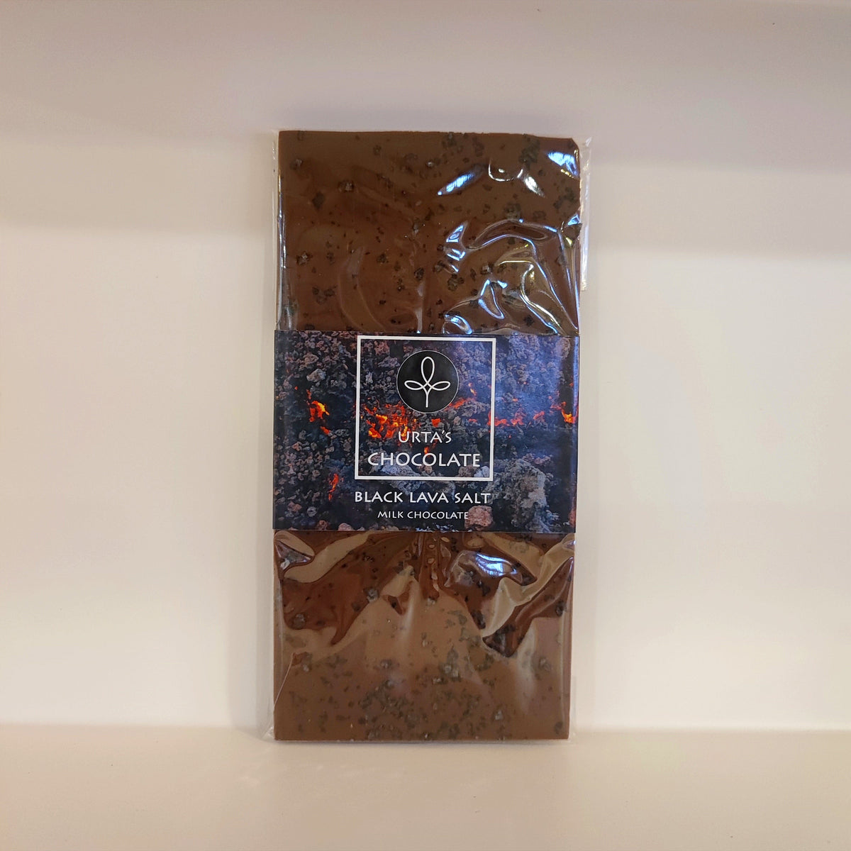 Milk Chocolate with Black Lava Salt - Urta by Urta Islandica