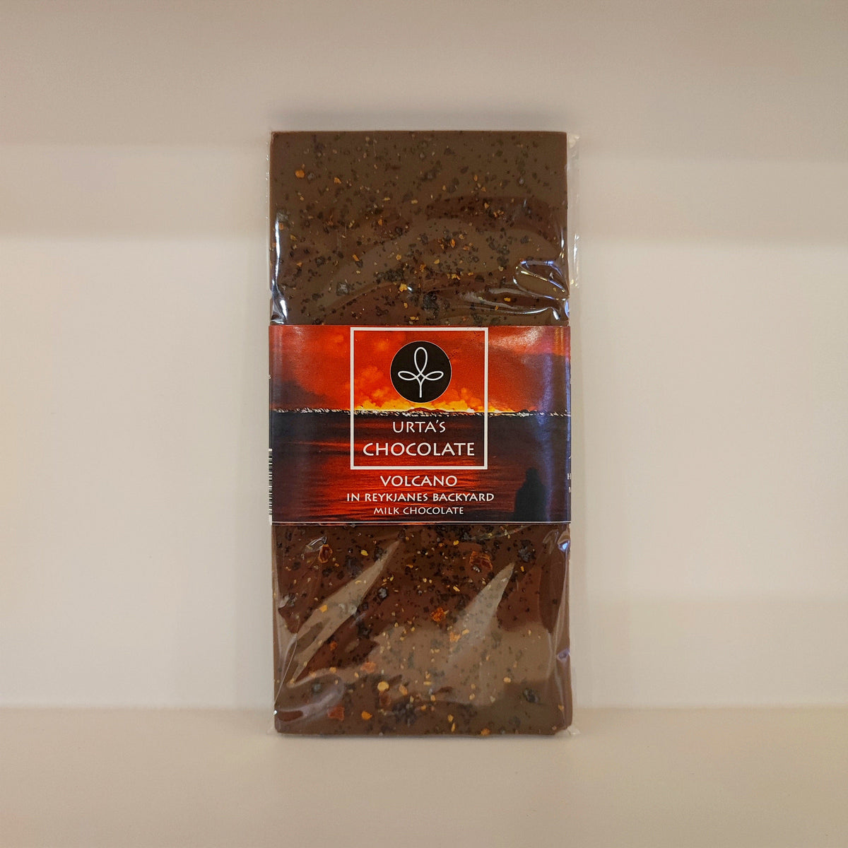 Milk Chocolate with Volcano Salt, Reykjanes Backyard - Urta by Urta Islandica