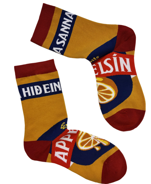 Appelsín sokkar Umbúðir