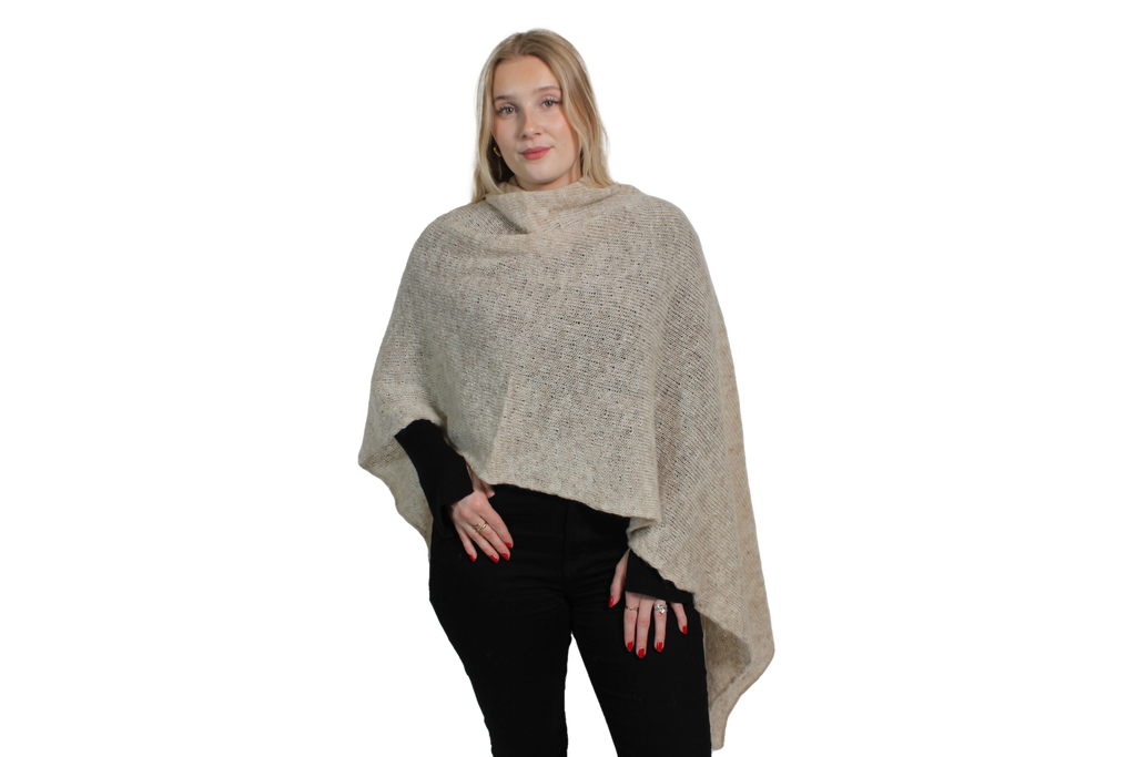 Lotta - Létt poncho (100% íslensk ull)