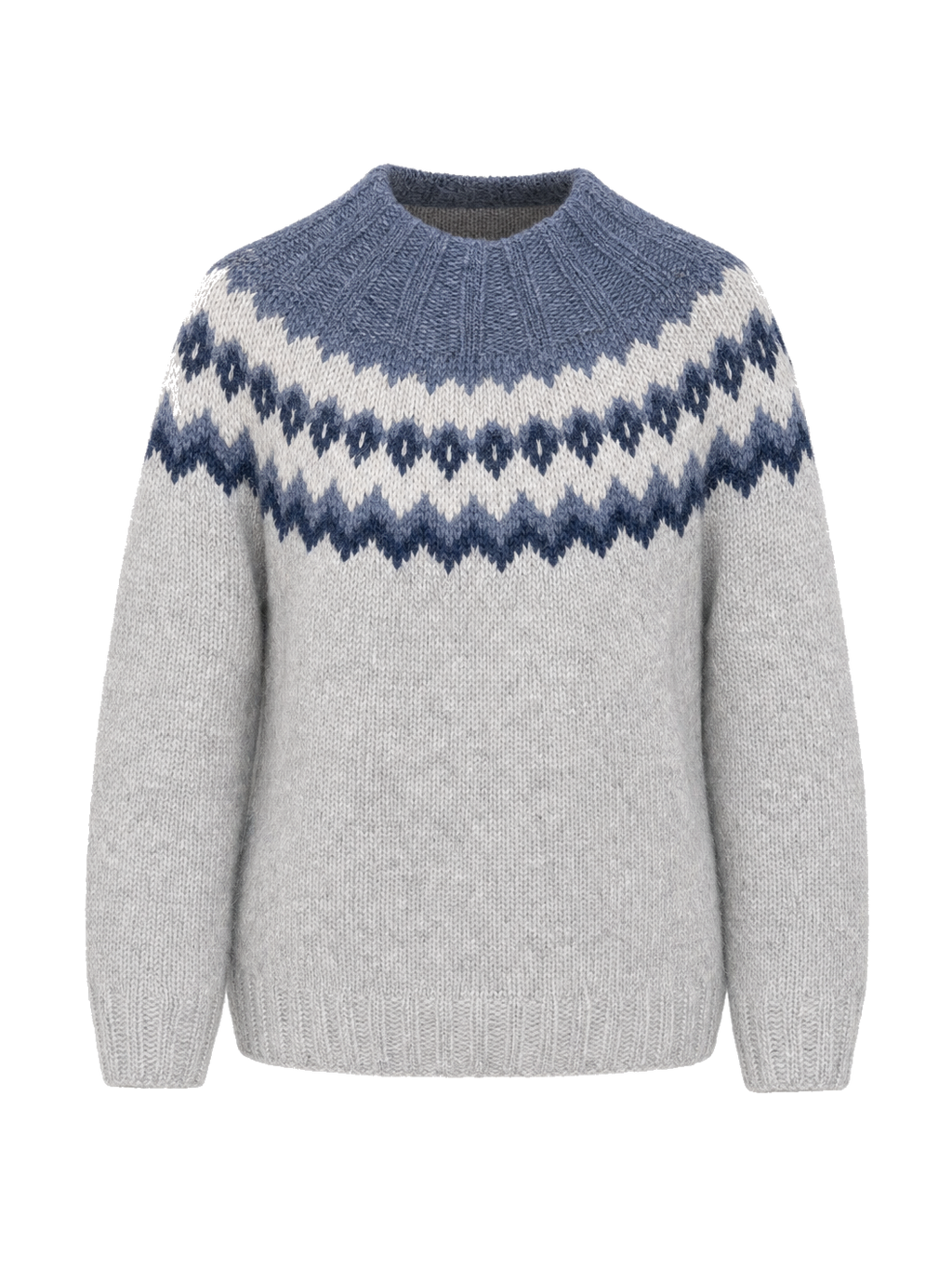 Handknitted Sweater made with Icelandic Wool