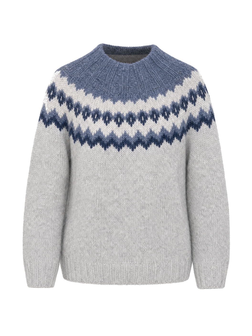 Handknitted Sweater made with Icelandic Wool