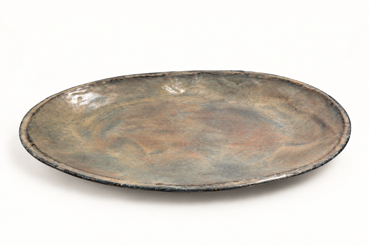 Bjarni Viðar Long Plate Vase