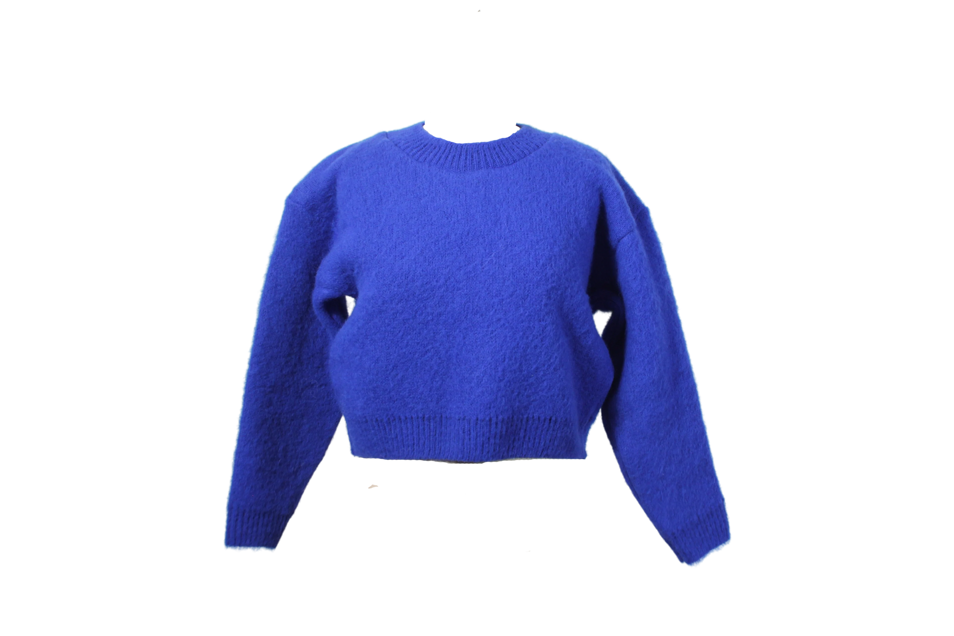 Varma Prjónuð Burstað Peysa