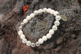 White Lava Bracelet Glow Rammagerðin