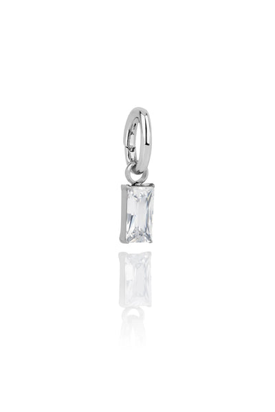 Hlín Reykdal Crystal Glow Charm Silver