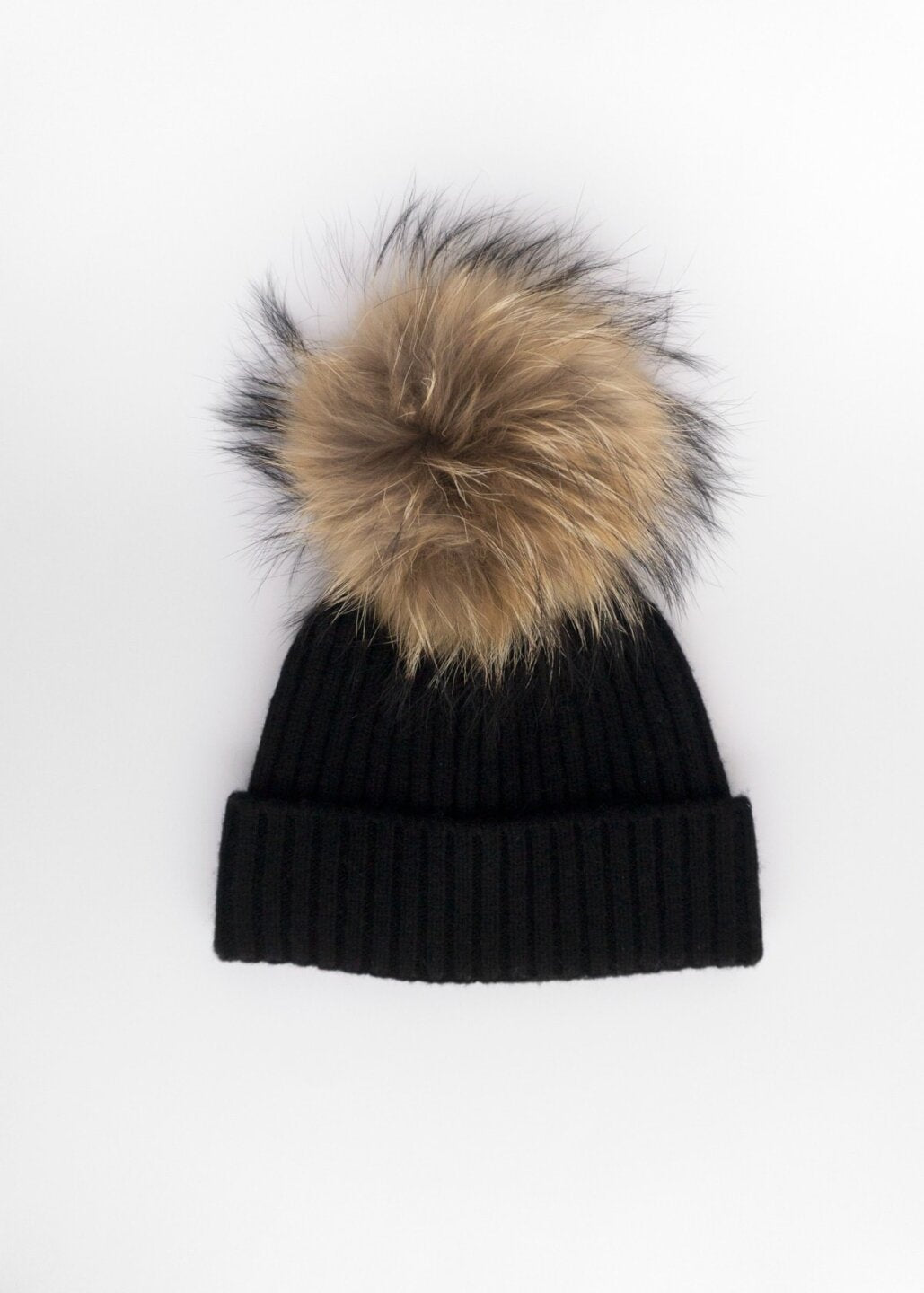 Feldur Prjónuð húfa með pompom DALUR